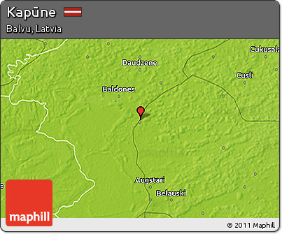 Physical 3D Map of Kapūne