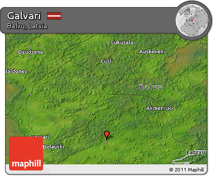 Satellite 3D Map of Galvari