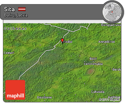Satellite 3D Map of Sita