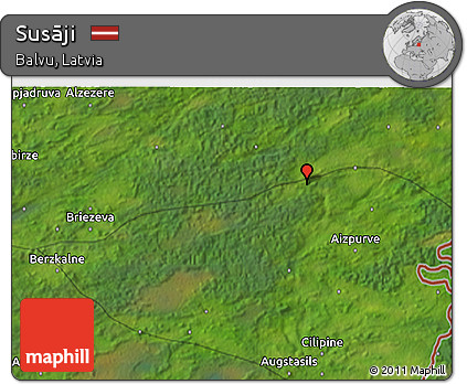 Satellite 3D Map of Susāji