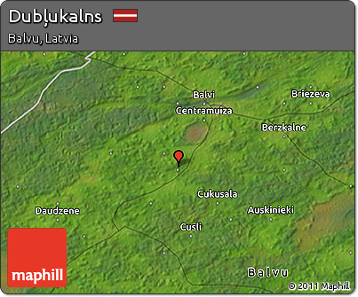 Satellite 3D Map of Dubļukalns