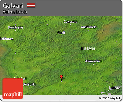 Satellite 3D Map of Galvari