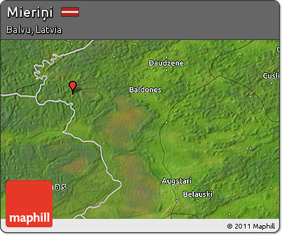 Satellite 3D Map of Mieriņi
