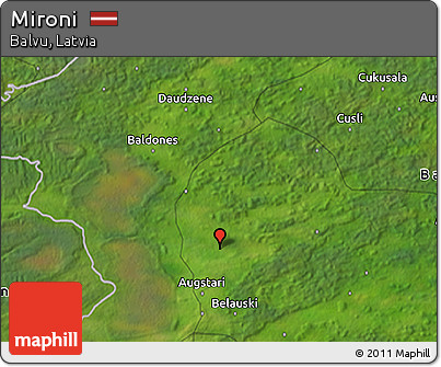 Satellite 3D Map of Mironi