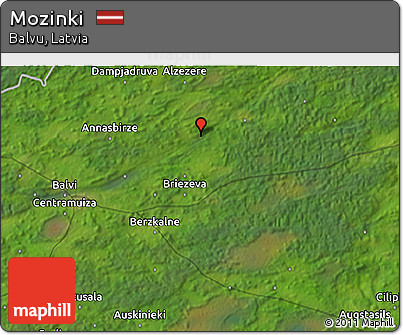 Satellite 3D Map of Mozinki
