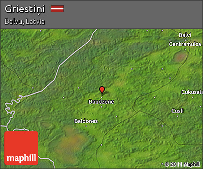 Satellite 3D Map of Griestiņi