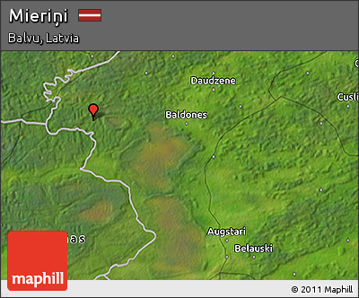 Satellite 3D Map of Mieriņi