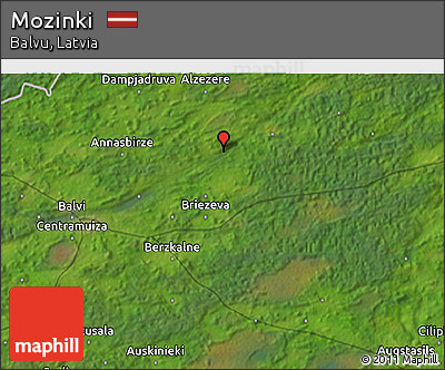 Satellite 3D Map of Mozinki
