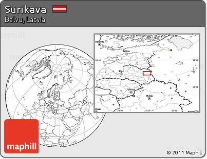 Blank Location Map of Surikava