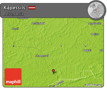 Physical Map of Kāpessils