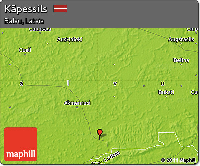 Physical Map of Kāpessils