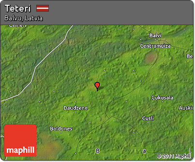 Satellite Map of Teteri