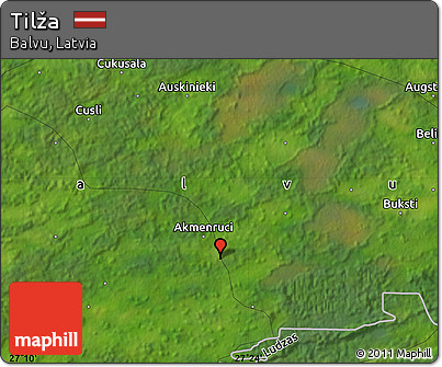 Satellite Map of Tilža