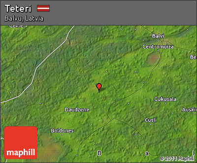 Satellite Map of Teteri
