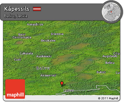 Satellite Panoramic Map of Kāpessils