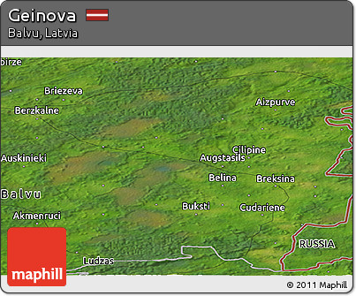 Satellite Panoramic Map of Geinova