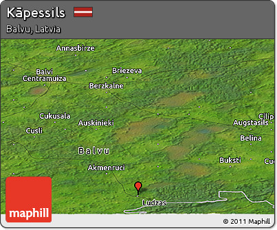 Satellite Panoramic Map of Kāpessils