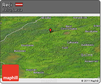 Satellite Panoramic Map of Reči