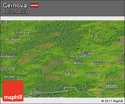 Satellite Panoramic Map of Geinova