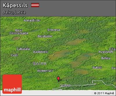 Satellite Panoramic Map of Kāpessils