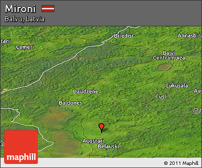 Satellite Panoramic Map of Mironi