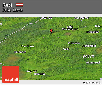 Satellite Panoramic Map of Reči