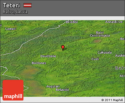 Satellite Panoramic Map of Teteri