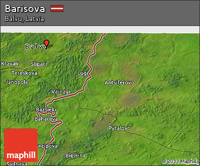 Satellite 3D Map of Barisova