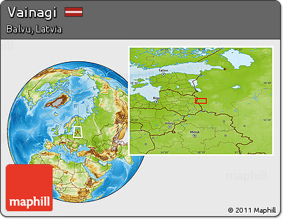 Physical Location Map of Vainagi