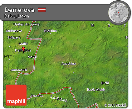 Satellite Map of Demerova