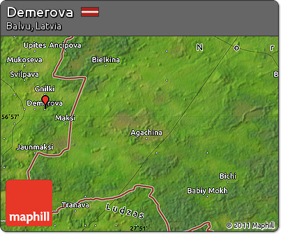 Satellite Map of Demerova