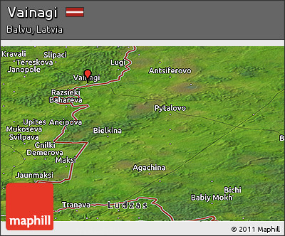 Satellite Panoramic Map of Vainagi
