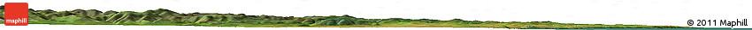 Satellite Horizon Map of the Area around 57° 3' 8" N, 2° 28' 30" W