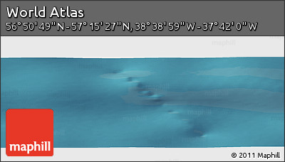 Satellite Panoramic Map of the Area around 57° 3' 8" N, 38° 10' 29" W