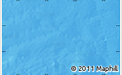 Physical Map of the area around 57° 3' 8" N, 55° 10' 29" W