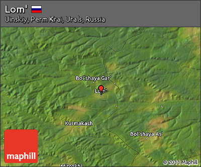 Satellite Map of Lom'