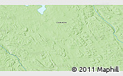 Political 3D Map of the area around 57° 3' 8" N, 66° 13' 29" W