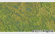 Satellite 3D Map of the area around 57° 3' 8" N, 66° 13' 29" W