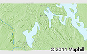 Political 3D Map of Fort-Mackenzie