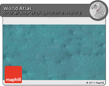 Satellite 3D Map of the Area around 57° 3' 8" N, 6° 1' 30" E