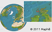 Satellite Location Map of the area around 57° 3' 8" N, 6° 43' 29" W