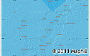 Political Map of the area around 57° 3' 8" N, 70° 37' 30" E