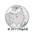 Outline Map of the Area around 57° 3' 8" N, 79° 7' 30" E, rectangular outline