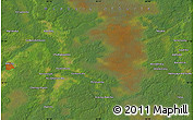 Satellite Map of the area around 57° 3' 8" N, 82° 31' 30" E