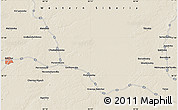Shaded Relief Map of the area around 57° 3' 8" N, 82° 31' 30" E