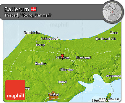 Physical Map of Ballerum