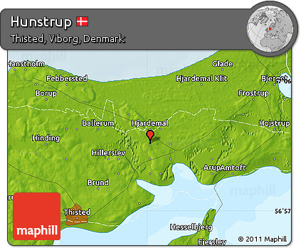 Physical Map of Hunstrup