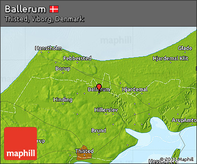 Physical Map of Ballerum