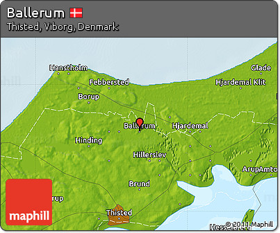 Physical Map of Ballerum