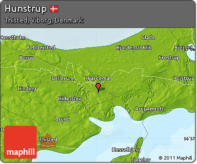 Physical Map of Hunstrup